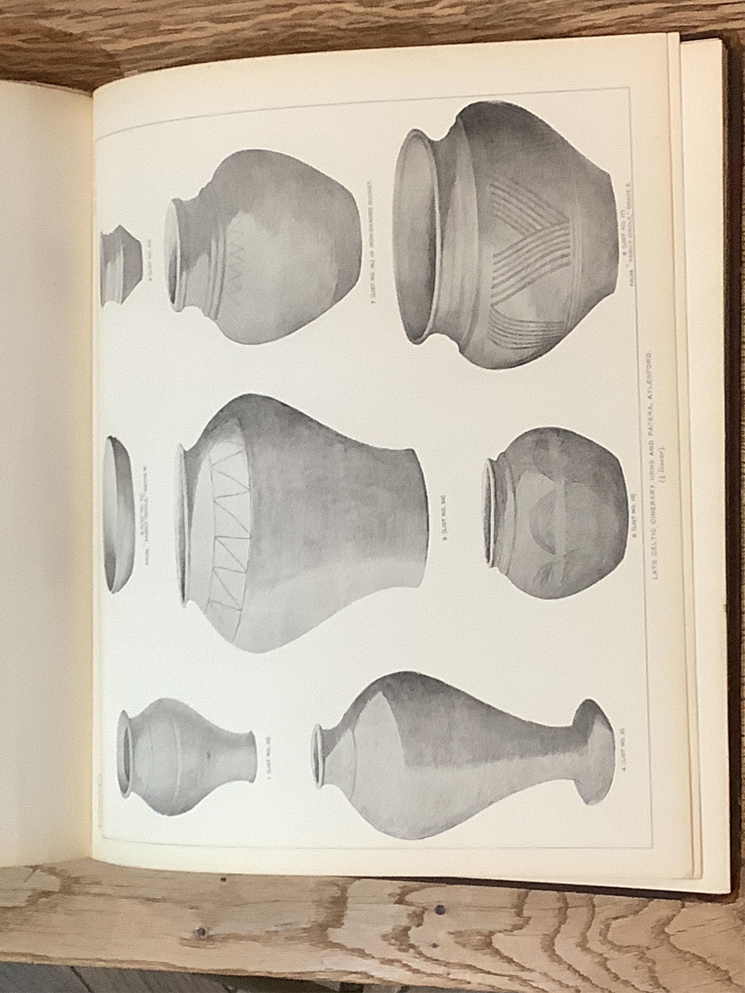 Clarke, William – The Connexion of the Romans, Saxon and English Coins, London 1771; Evans, A.J., On A Late-Celtic Urn-Field at Aylesford, Kent, 1890; Pettingal, John. A Dissertation upon the Tascia, or Legend on the Bri